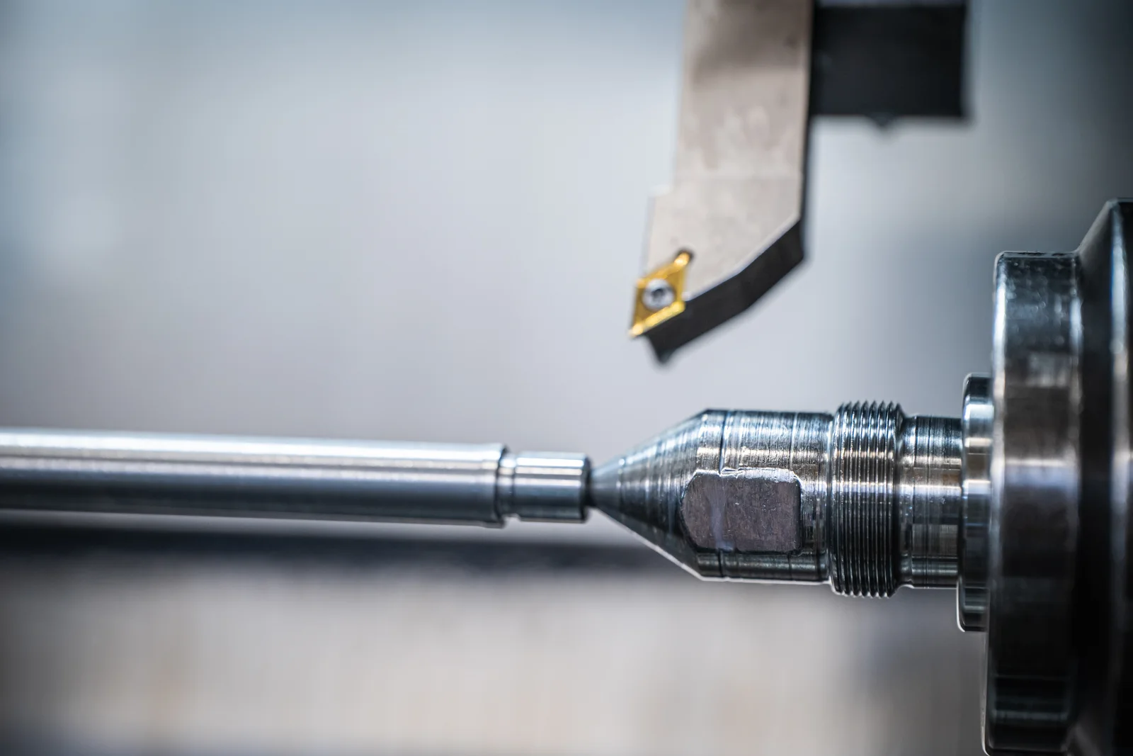Präzisionswerkstück in der CNC-Fertigung